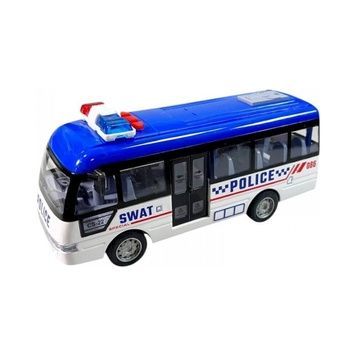 Дитячий інерційний автобус YG Toys Police 19х6,5х8 см YM-9906F(Blue) фото