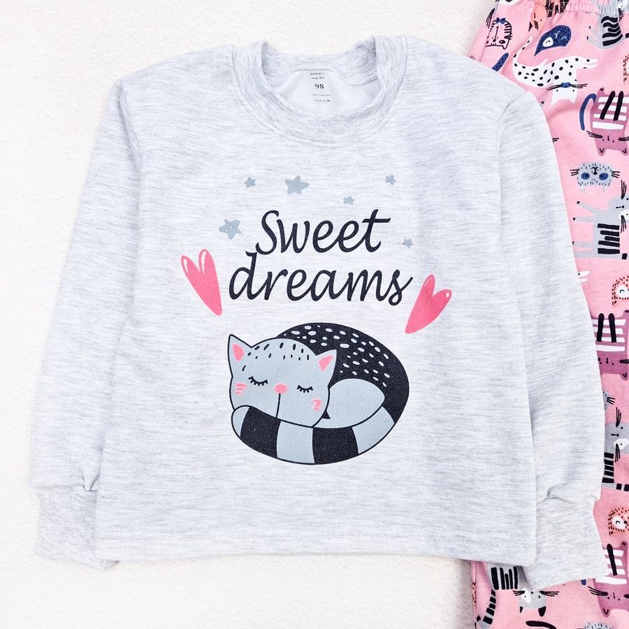 Тепла піжама для дівчинки Sweet Dream 131750769189 фото