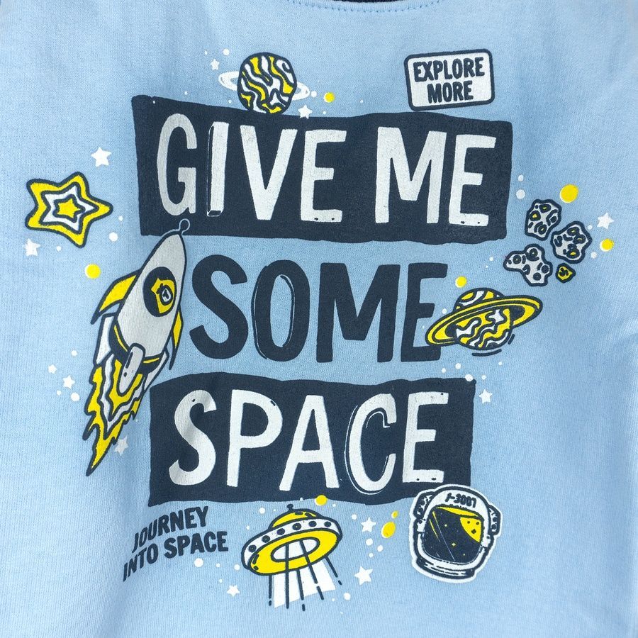 Тепла піжама для хлопчика Space з начісом 131557968522 фото