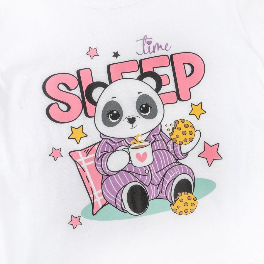 Літня піжама для дівчинки Sleep кулір 132389271450 фото