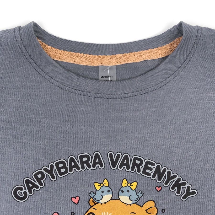 Дитяча футболка Capybara varenyky з куліру 132365571405 фото