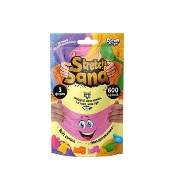 Кінетичний пісок Danko Toys Stretch Sand у пакеті Рожевий 600 г STS-04-01U(Blue) фото